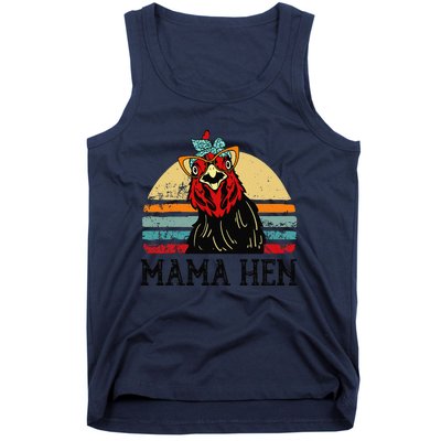 Chickenshirt Mama Hen Mother Day Gift Funny Farm Mom Women Tank Top