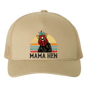 Chickenshirt Mama Hen Mother Day Gift Funny Farm Mom Women Yupoong Adult 5-Panel Trucker Hat