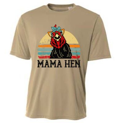 Chickenshirt Mama Hen Mother Day Gift Funny Farm Mom Women Cooling Performance Crew T-Shirt