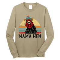 Chickenshirt Mama Hen Mother Day Gift Funny Farm Mom Women Long Sleeve Shirt