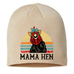 Chickenshirt Mama Hen Mother Day Gift Funny Farm Mom Women Sustainable Beanie