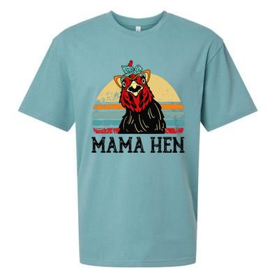 Chickenshirt Mama Hen Mother Day Gift Funny Farm Mom Women Sueded Cloud Jersey T-Shirt