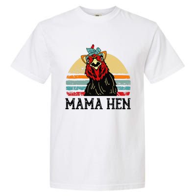 Chickenshirt Mama Hen Mother Day Gift Funny Farm Mom Women Garment-Dyed Heavyweight T-Shirt