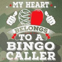 Cool My Heart Belongs To A Bingo Caller Valentines Day Heart Legacy Tie Dye Trucker Hat