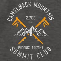Camelback Mountain Hiking Phoenix Arizona Vector Backpack
