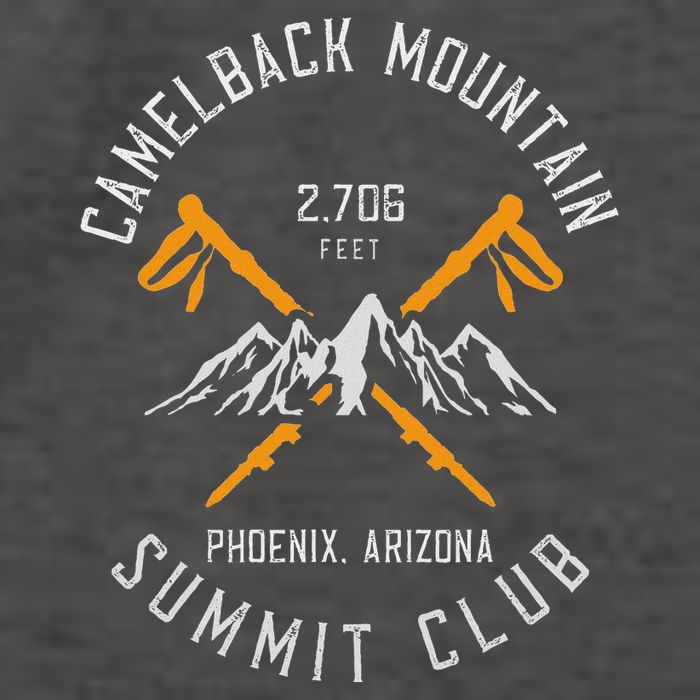 Camelback Mountain Hiking Phoenix Arizona Vector Backpack
