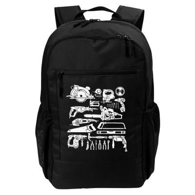 Carpenter Mechanic Hand Power Tool Saw Handyman Woodworker Backpack
