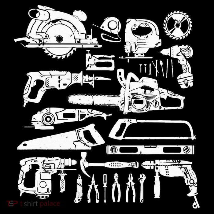 Carpenter Mechanic Hand Power Tool Saw Handyman Woodworker Tank Top