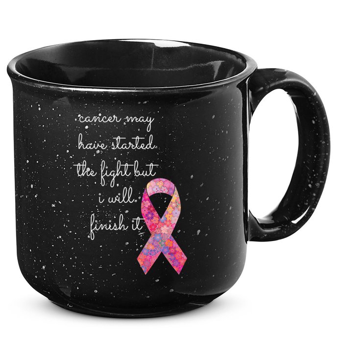 Cancer May Have Started The Fight But I Will Finish It Gift 15oz Campfire Ceramic Mug