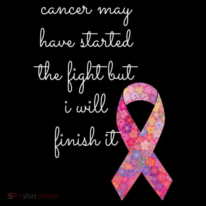 Cancer May Have Started The Fight But I Will Finish It Gift Drawstring Bag
