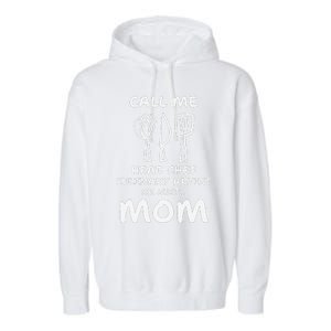 Call Me Head Chef Culinary Artist Or Just Mom Cooking Garment-Dyed Fleece Hoodie