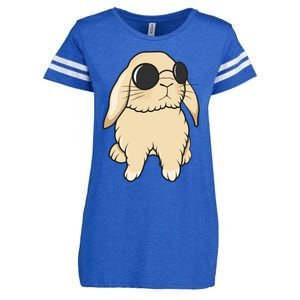 Cute Mini Holland Lop Bunny Rabbit Lover Sunglasses Easter Gift Enza Ladies Jersey Football T-Shirt