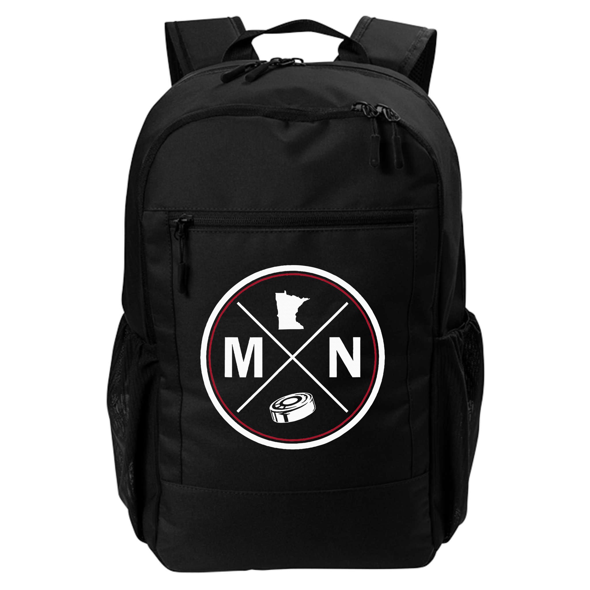 Classic Minnesota Hockey MN Outline Backpack