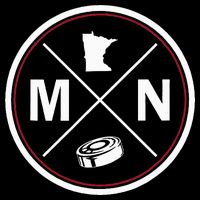 Classic Minnesota Hockey MN Outline 16 in Basic Backpack