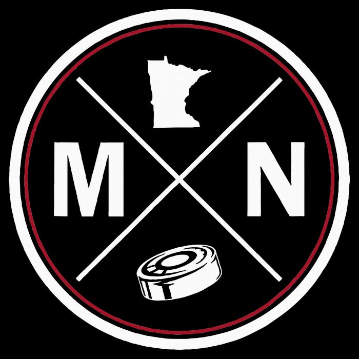 Classic Minnesota Hockey MN Outline 16 in Basic Backpack