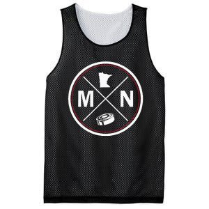 Classic Minnesota Hockey MN Outline Mesh Reversible Basketball Jersey Tank