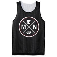 Classic Minnesota Hockey MN Outline Mesh Reversible Basketball Jersey Tank