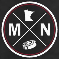 Classic Minnesota Hockey MN Outline Hat