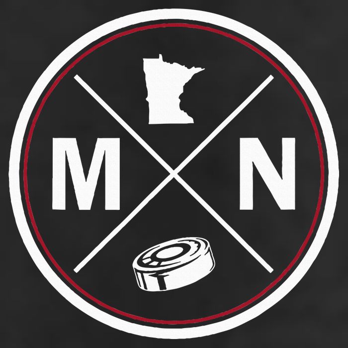 Classic Minnesota Hockey MN Outline Hat