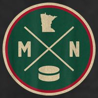 Classic Minnesota Hockey MN Outline 7 Panel Mesh Trucker Snapback Hat