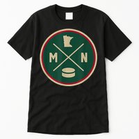 Classic Minnesota Hockey MN Outline Tall T-Shirt