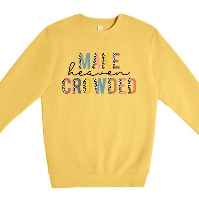 Christian Make Heaven Crowded Leopard Premium Crewneck Sweatshirt