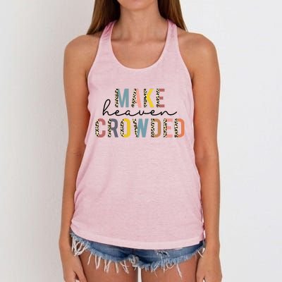 Christian Make Heaven Crowded Leopard Women's Knotted Racerback Tank