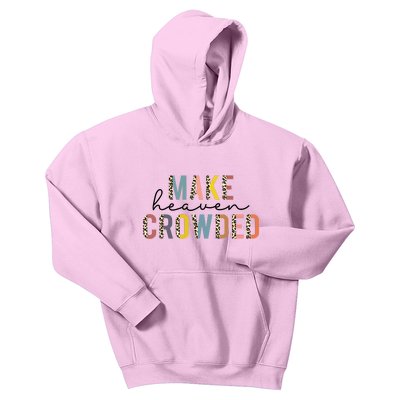 Christian Make Heaven Crowded Leopard Kids Hoodie