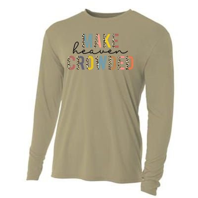 Christian Make Heaven Crowded Leopard Cooling Performance Long Sleeve Crew