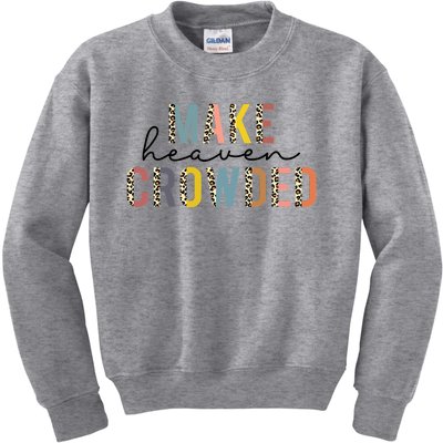 Christian Make Heaven Crowded Leopard Kids Sweatshirt