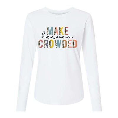 Christian Make Heaven Crowded Leopard Womens Cotton Relaxed Long Sleeve T-Shirt