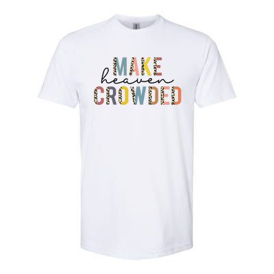 Christian Make Heaven Crowded Leopard Softstyle CVC T-Shirt