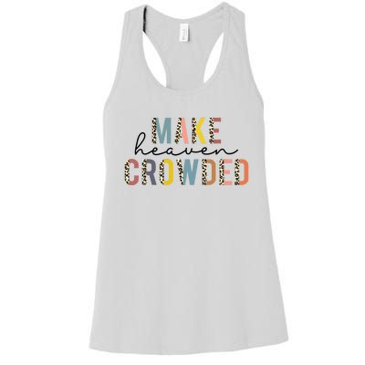 Christian Make Heaven Crowded Leopard Women's Racerback Tank