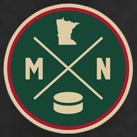 Classic Minnesota Hockey MN Outline 7 Panel Mesh Trucker Snapback Hat