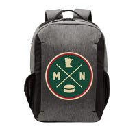 Classic Minnesota Hockey MN Outline Vector Backpack