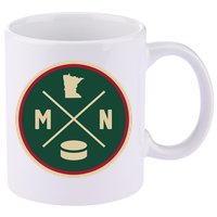 Classic Minnesota Hockey MN Outline 11oz C Handle Ceramic Mug