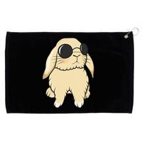 Cute Mini Holland Lop Bunny Rabbit Lover Sunglasses Easter Grommeted Golf Towel