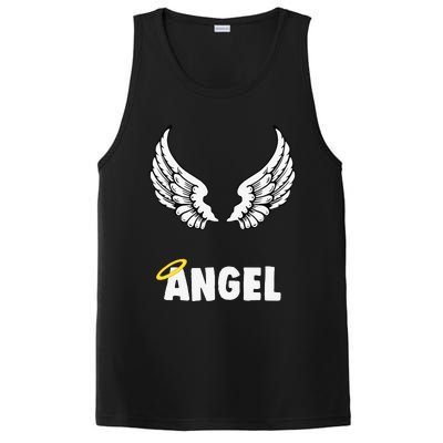 Couple Matching Halloween Costumes Angel PosiCharge Competitor Tank