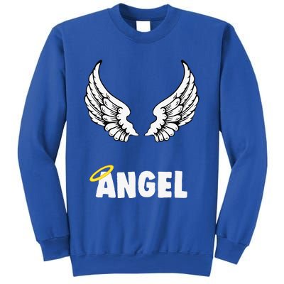 Couple Matching Halloween Costumes Angel Sweatshirt