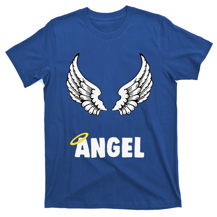 Couple Matching Halloween Costumes Angel T-Shirt