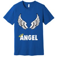 Couple Matching Halloween Costumes Angel Premium T-Shirt