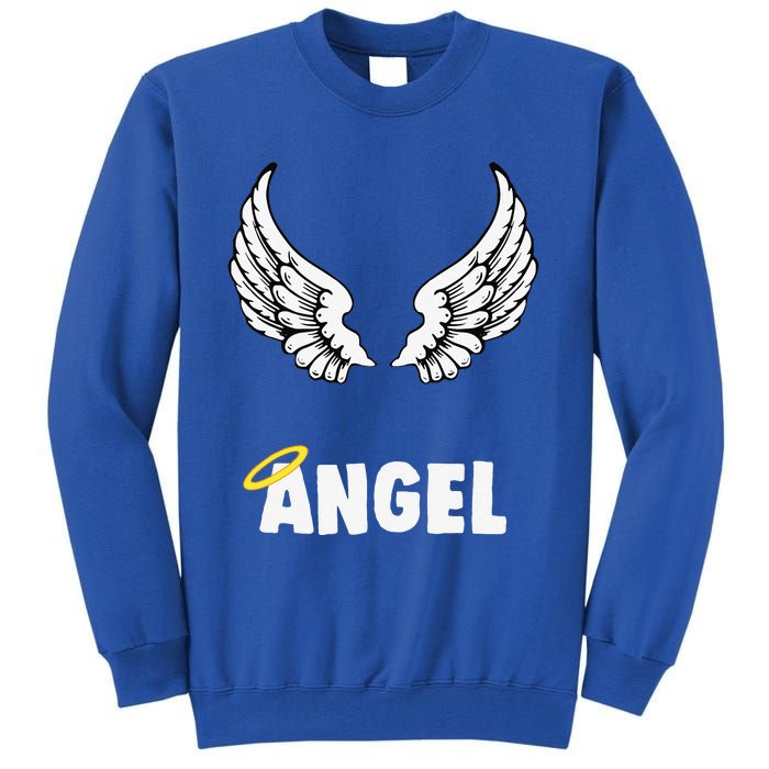 Couple Matching Halloween Costumes Angel Tall Sweatshirt