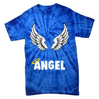 Couple Matching Halloween Costumes Angel Tie-Dye T-Shirt