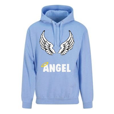 Couple Matching Halloween Costumes Angel Unisex Surf Hoodie