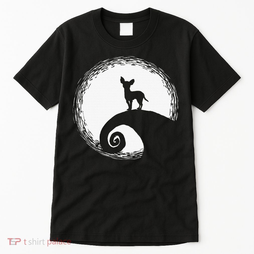Chihuahua Moon Halloween Costume for Dog Lovers Tall T-Shirt