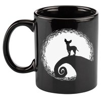Chihuahua Moon Halloween Costume for Dog Lovers 11oz C Handle Ceramic Mug
