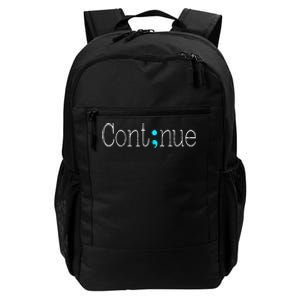 Continue Mental Health Awareness Semicolon Daily Commute Backpack