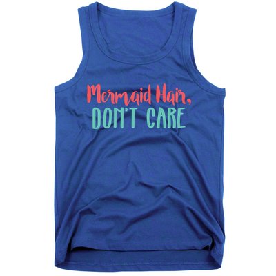 Cute Mermaid Hair Dont Care Mermaid Academy Gift Tank Top