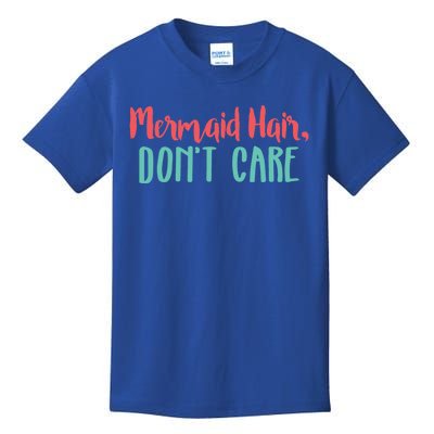 Cute Mermaid Hair Dont Care Mermaid Academy Gift Kids T-Shirt