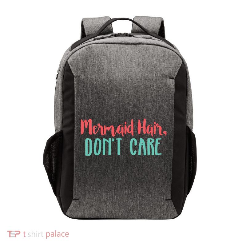 Cute Mermaid Hair Dont Care Mermaid Academy Gift Vector Backpack
